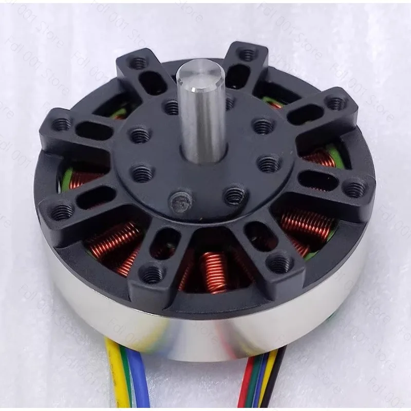 

90W Brushless DC Motor 3 Phase Flat Pancake Hall Sensor Remote Speed Control