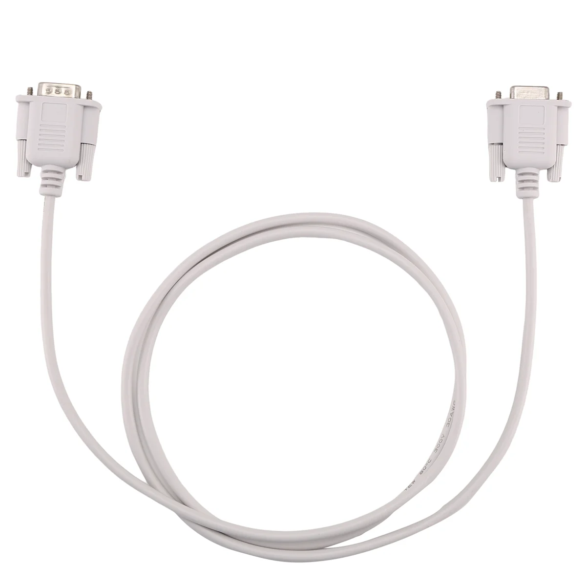 &ABDH& RS232 DB9 Cable de puerto serie macho a hembra de 9 pines Adaptador industrial 1,3 M