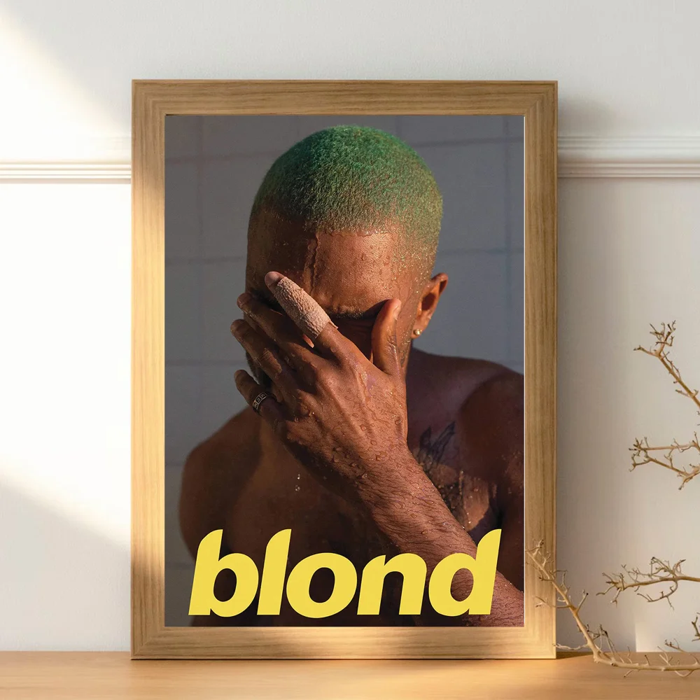 F-Frank Ocean Singer Blond Classic Vintage Posters Waterproof Paper Sticker Coffee House Bar Home Decor