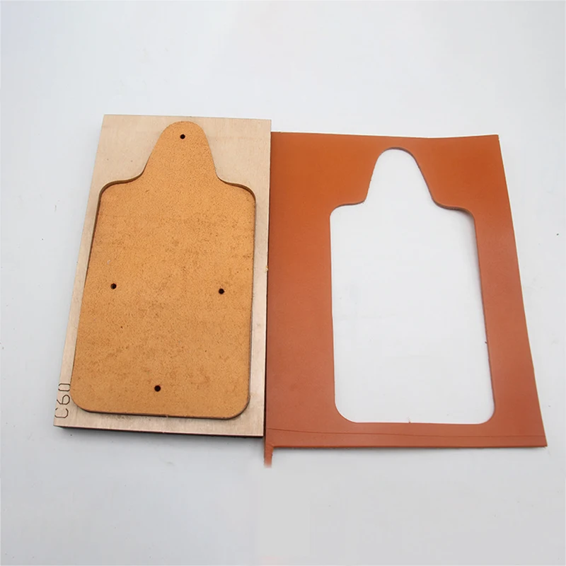 YOMDID Card Holder Making Leather Knife Die Handcraft Leather Cutting Mould DIY Leather Embossing Punching Tool Leathercraft