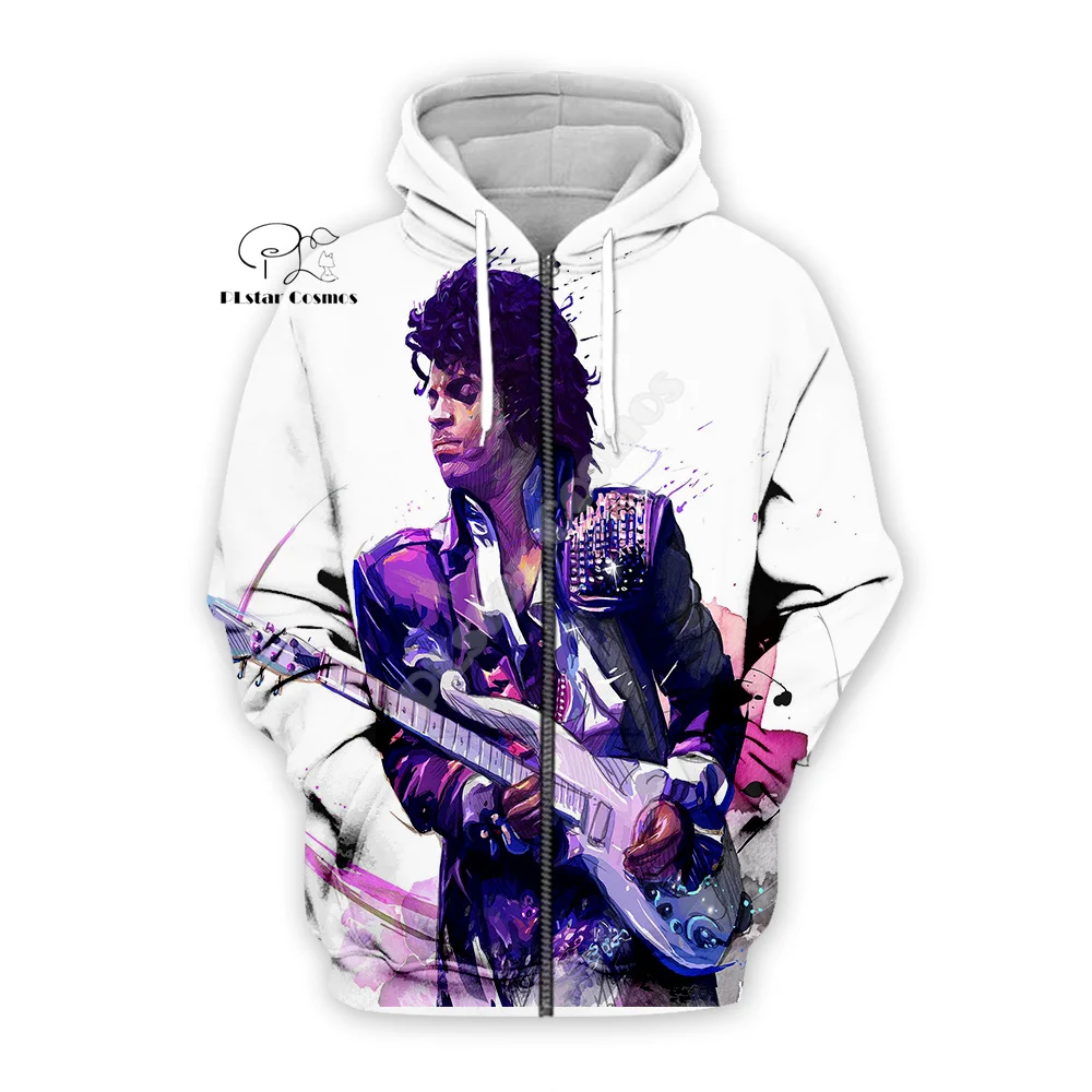 Popular Singer Prince Rogers Nelson Purple Vintage Colorful Retro Streetwear 3DPrint Harajuku Pullover Casual Jacket Hoodies A6