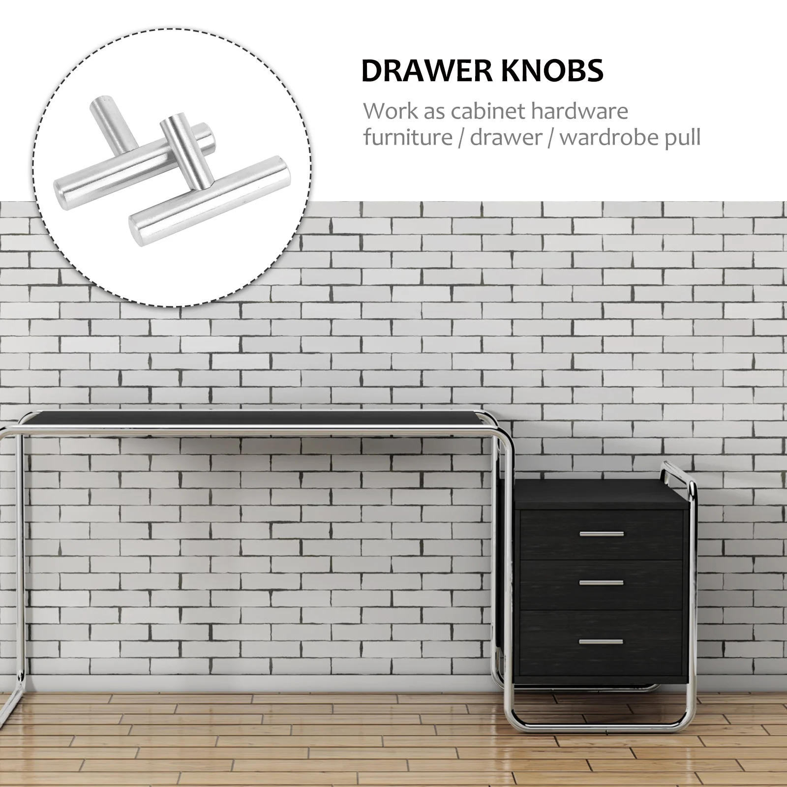 

15 Pcs Pulls and Knobs for Cabinets Silver Hardware Handle Kitchen Glass Door Drawer