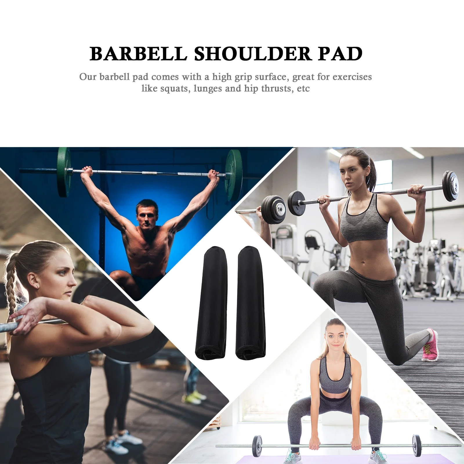 

2Pcs Weightlifting Protective Cover Fitness Shoulder Pads Barbell Squats Neck Guard Support Gym Equipment Lightweight Design