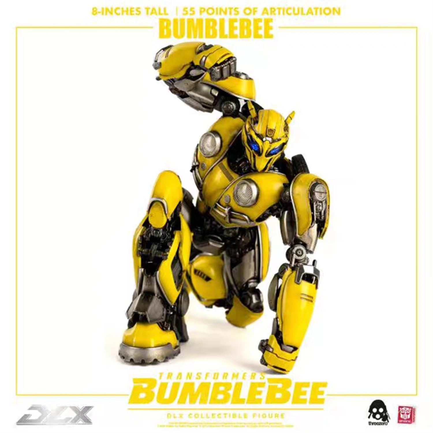 Original ThreeZero 3A Transformation DLX BEE Movie 6 55 Points Of Articulation High Quality Action Figure With Box