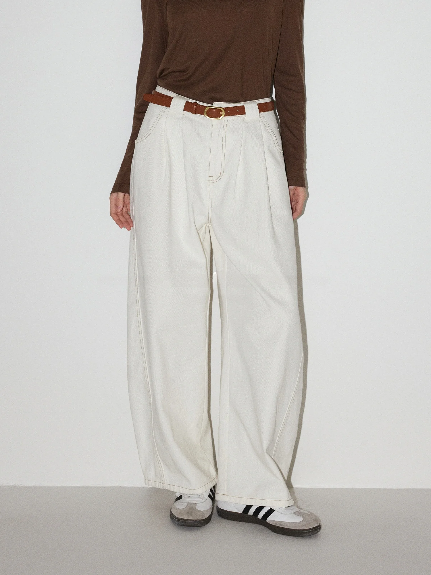 

MoodBerry, широкие прямые джинсы с высокой талией, женские повседневные хлопковые джинсовые брюки, осень-зима, модные ретро американские брюки