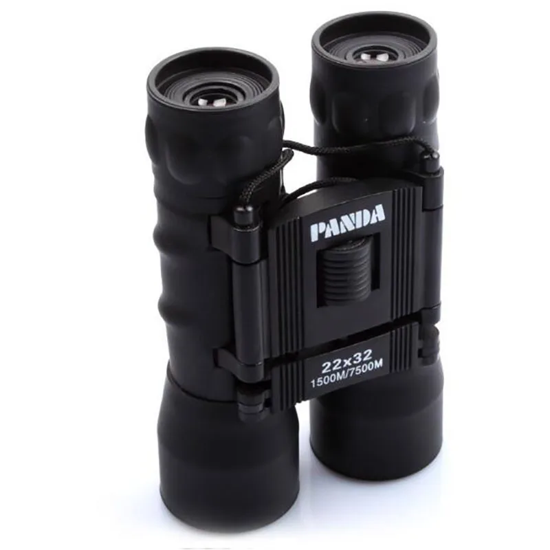 Upgraded 22x32 Night Vision Binoculars Telescope Wide Angle Optical Lens Zoom Portable Folding Binocular Spy Telescopio Pec