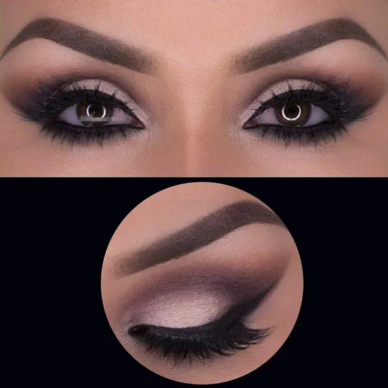 Helante de maquillaje para delineador de ojos, plantillas de plantilla para dar forma a los ojos, herramientas de maquillaje para sombra de ojos, plantillas de maquillaje para ojos perezosos, ceja rápida