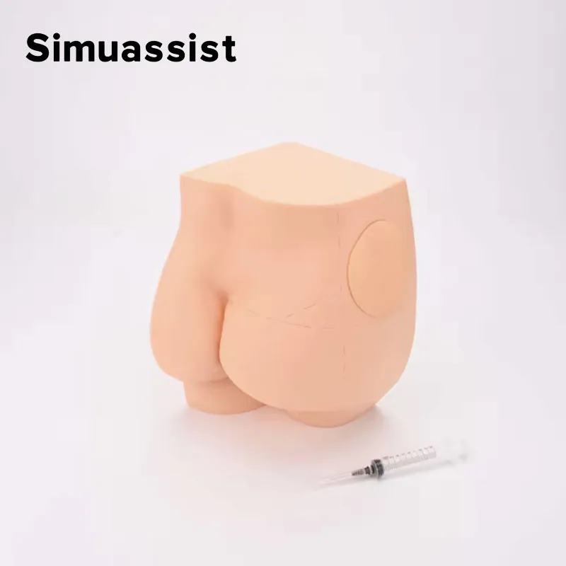 Buttock Injection Practice Model Human Hip Muscle Intramuscular Injection Silicone Simulator Medical Teaching Resources