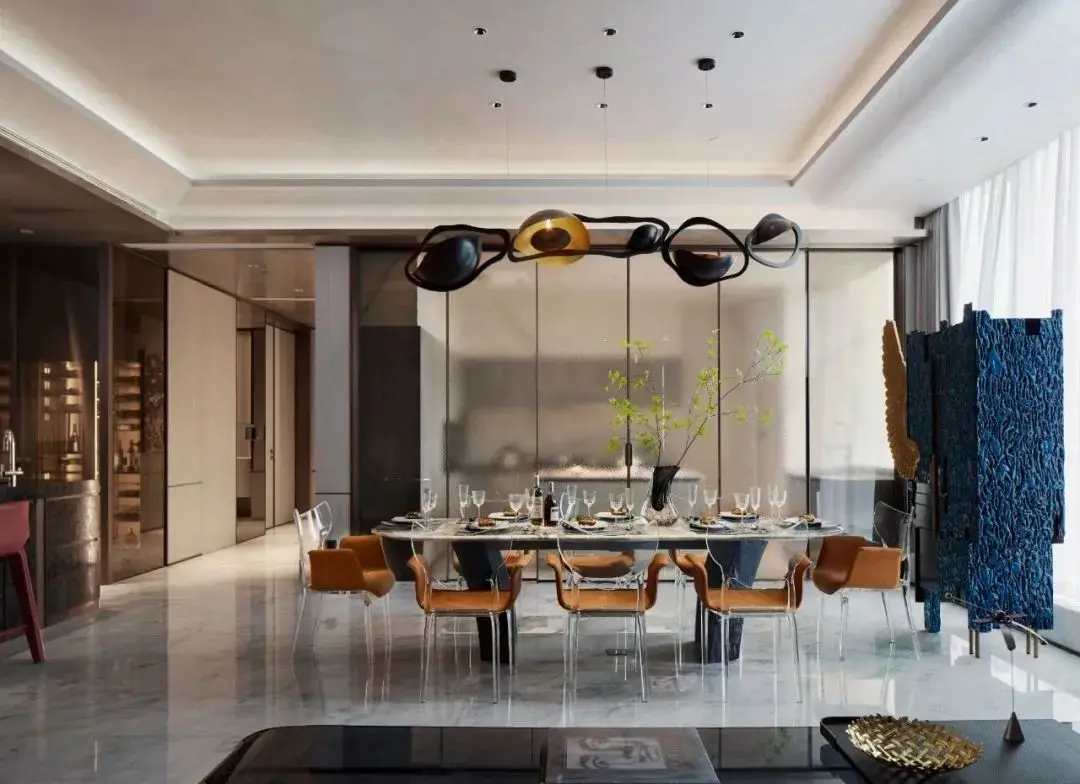 Sanhai الشمال نمط التصميم الداخلي السقيفة خطة أرضية المنزل ثلاثية الأبعاد ماكس تقديم خطة رئيسية منزل رائع منتج عالي الجودة #4