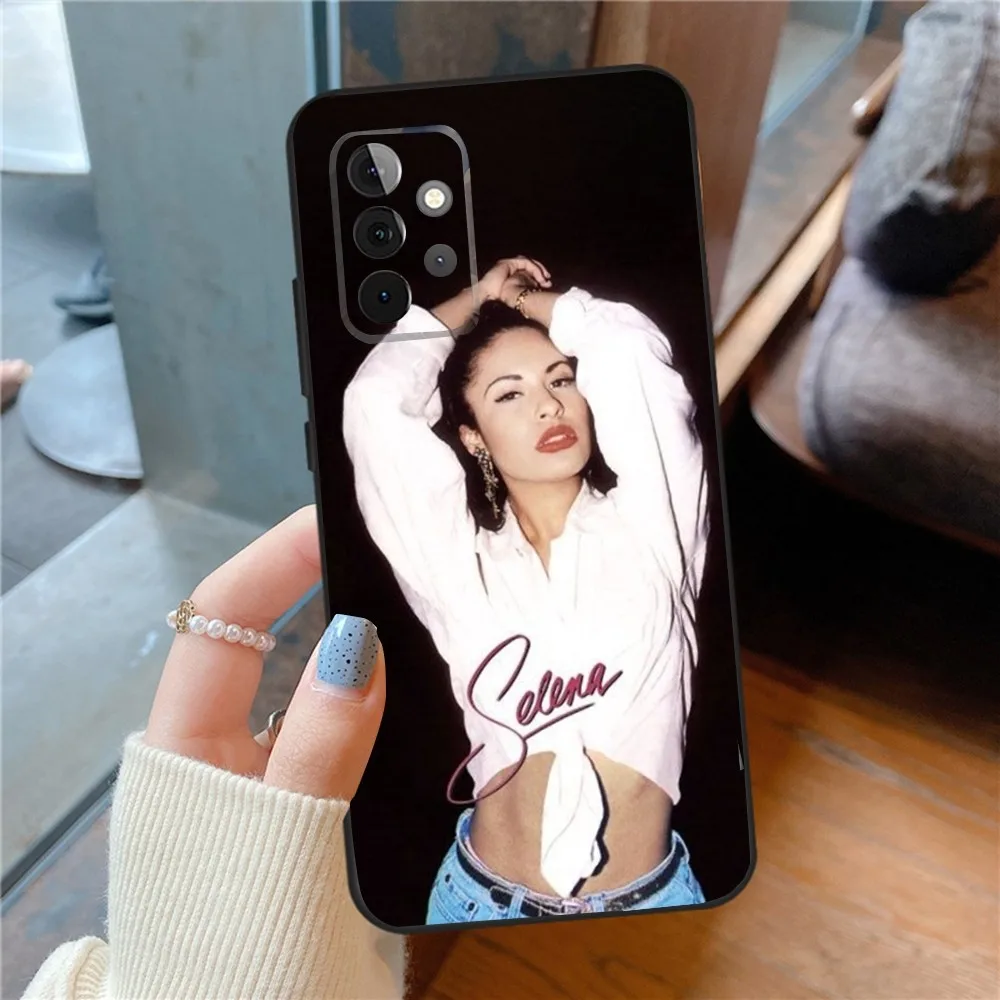 Selena Quintanilla Singer  Phone Case For SamsungS24,23,22,21,S20 ,Pro10,S30Plus,S9,20lite Ultra Black Cover