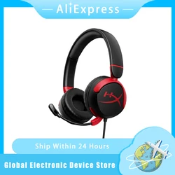 HYPERX Cloud mini wired headphones, wearable children's music headphones, wireless mini earphones