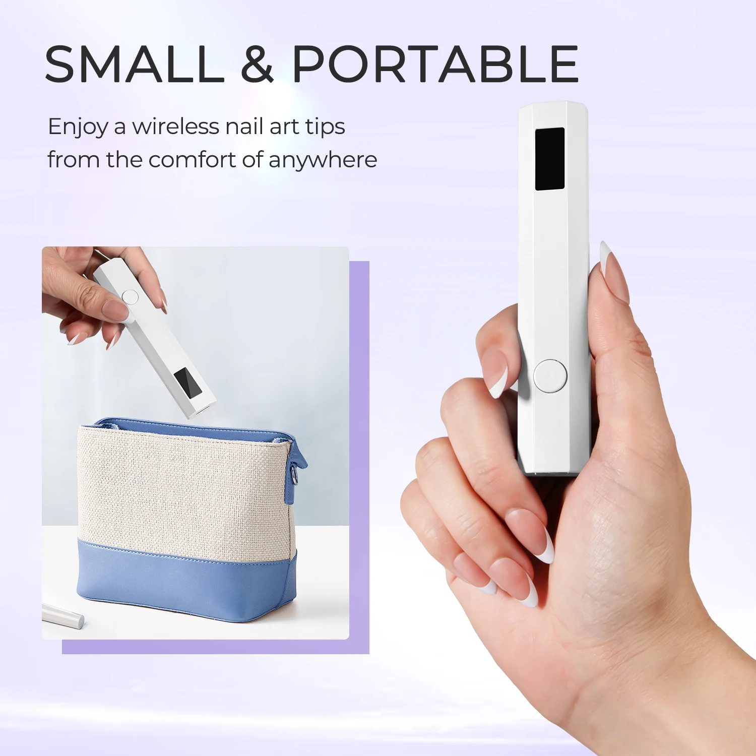 Handheld nageldrogerlamp UV-lamp 3W golflengte 395nm 405nm Professionele nagellampdroger Sneldrogende manicurelamp voor nagelkunst