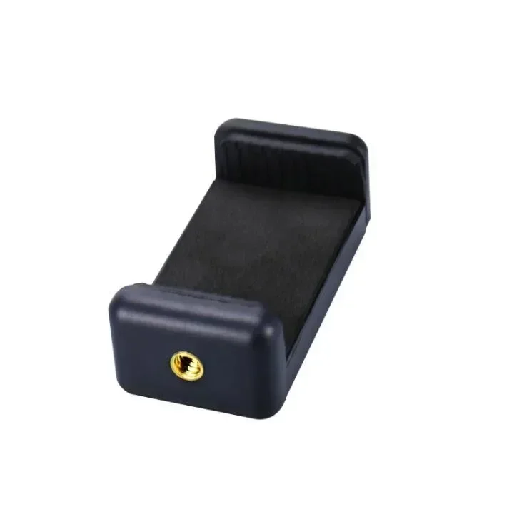 Two-Hole Mobile Phone Clip Adapter Mobile Phone Tripod Clip Cellphone Holder Tripod Mount Desk Stand Bracket Clip Tripod Adapter