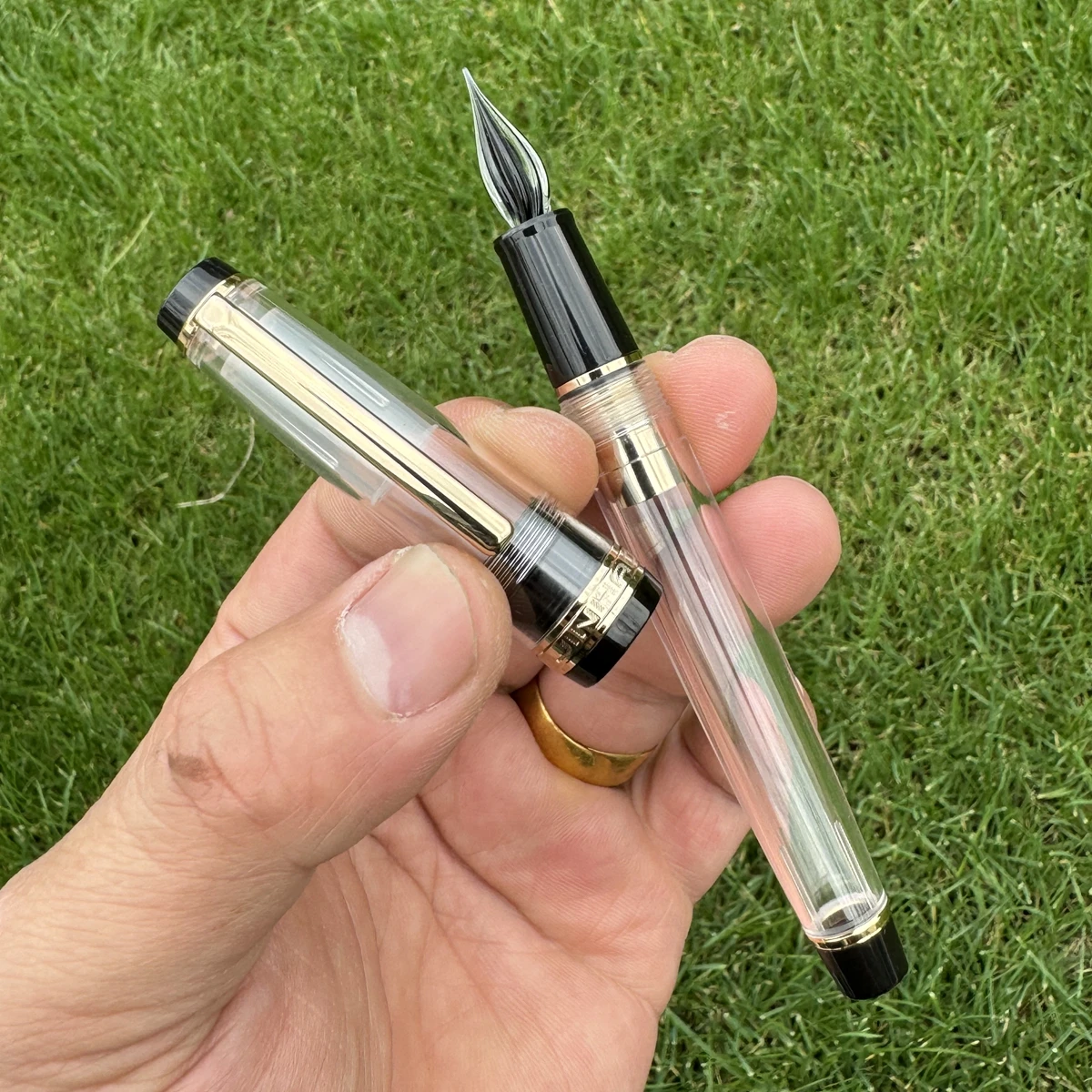 Jinhao 82 ручка с модифицированным стеклянным наконечником, ручка для письма, рисования, каллиграфии 0,7 мм