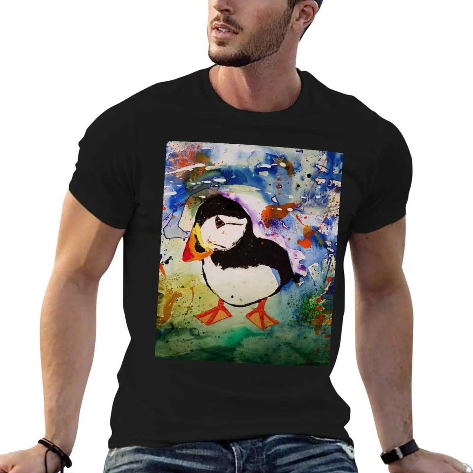 

g Puffin men t T-Shirt for t shirt cotton shirts man man