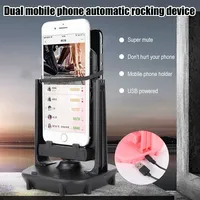 Silent Phone Swing Shaker Holder, Automatic Step Counter Pedometer for All Phones Bike bottle holder Phone mount motorcycle Hoco