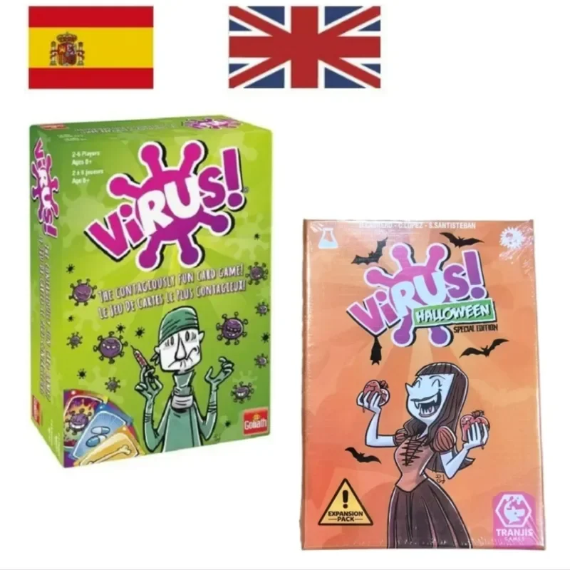 Virus Board Game The Contagiously Fun Card Game Spanish English French VersionParty Game for Fun Family Game