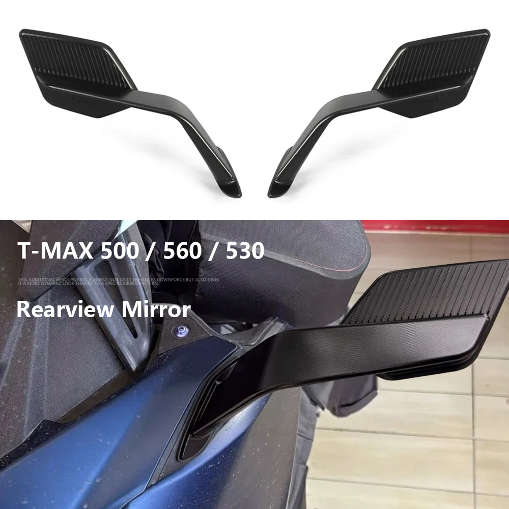 

TMAX500 Stealth Winglets Side Mirror For Yamaha TMAX T-Max 560 500 530 TMAX560 Motorcycle Rearview Mirror With Wind Deflector