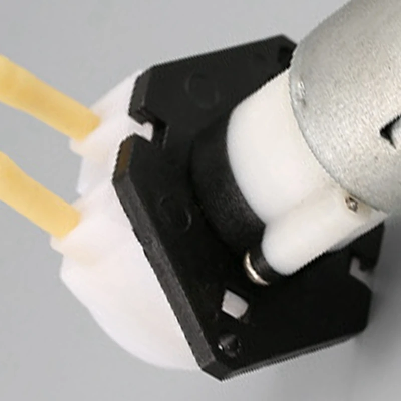 Gear Reduction Peristaltic Pump Slow Flow Mini Silicone Tube Metering Pump Drip Water Self-Priming Pump DC Pumping