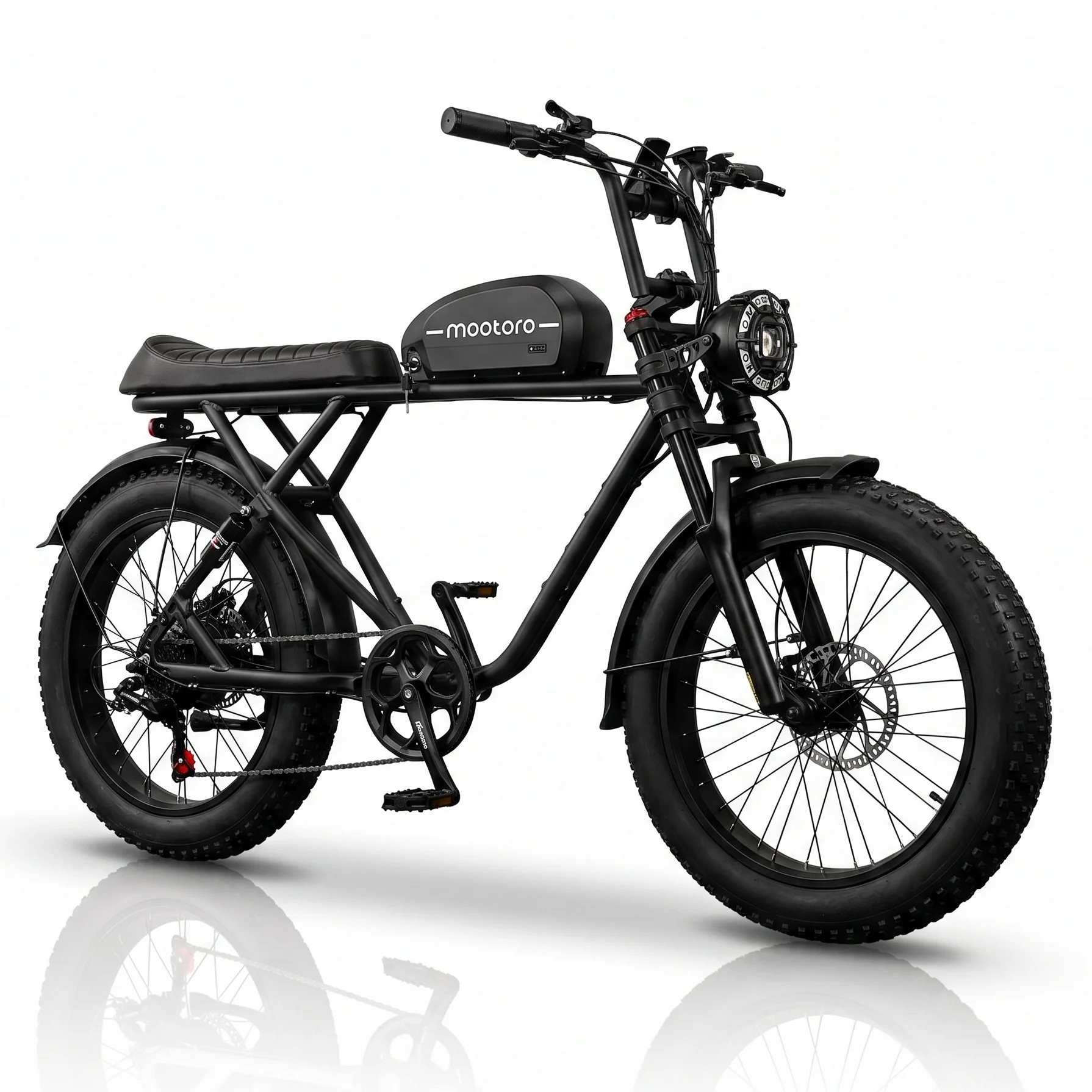 Premium 52V 1000W Fat Tire Electric Mountain Bike – 24" Aluminum Alloy Frame Ebike with Hydraulic Disc Brakes, LCD Display & Front Suspension