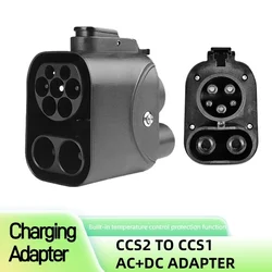 CCS2 to CCS1 Adapter From CCS2 Charger to CCS1 EV CCS2 to CCS1 Electric Vehicle Charger DC Fast Ev Charging Adapter