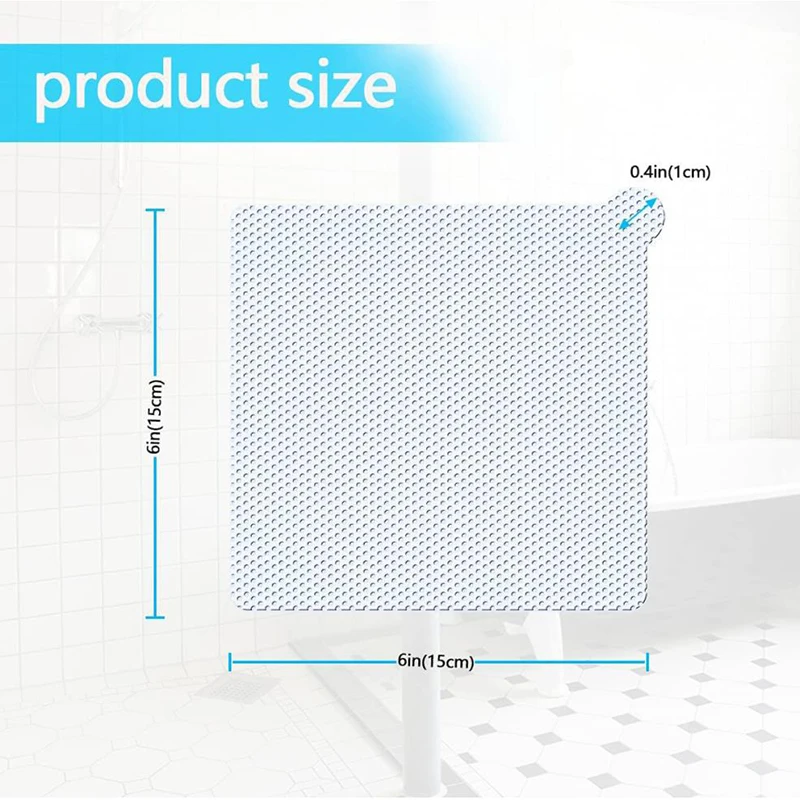 Waterproof Floor Drain Sticker Removable Shower Drain Hair Catcher Mesh Self Adhesive Sticker For Bathroom Kitchen