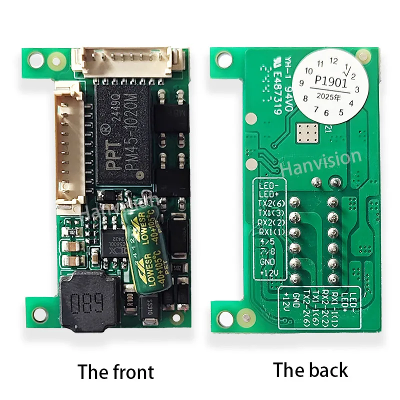 Płytka modułu PoE dla kamery IP Power Over Ethernet Wyjście 12 V IEEE802.3af 1901