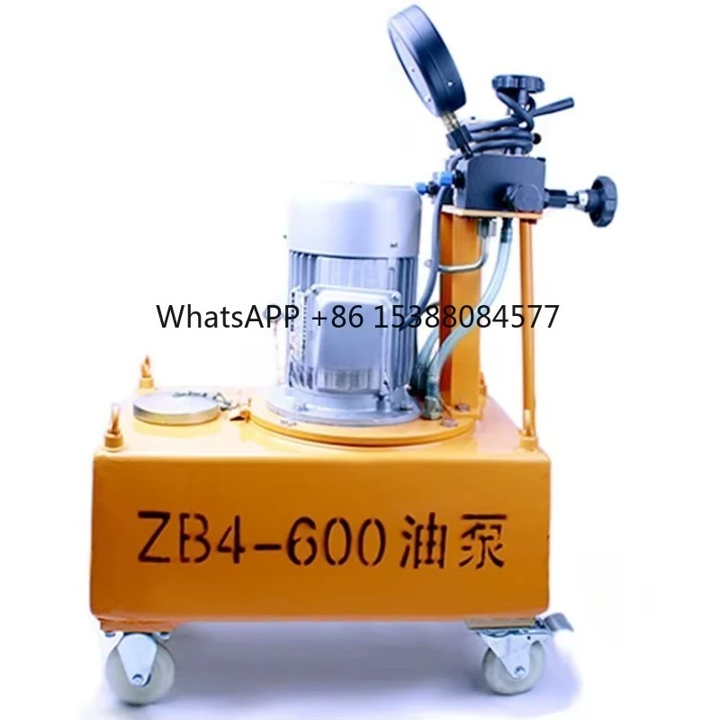 

ZB6-600 Type Prestressed Hydraulic Oil Pump Electric Pump for Post Tensioning Bridge Projects