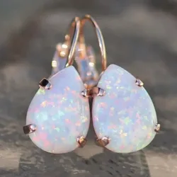 A Pair of Simple Retro Teardrop Shaped Women's Earrings, Exquisite Holiday Accessories, The Best Gift for Your Wife