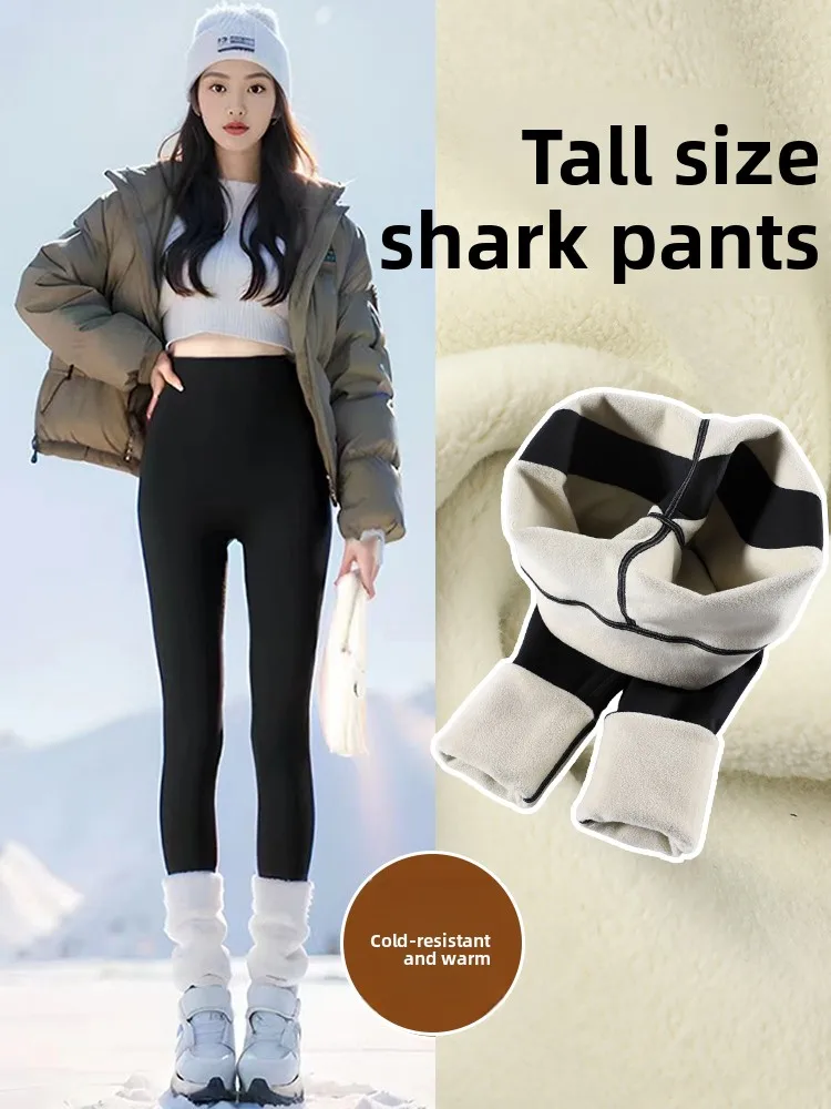 슬리밍 하이웨이스트 안감 요가 팬츠 여성 플러스 사이즈 편안한 신축성 긴 바지 힙업 복부 보정