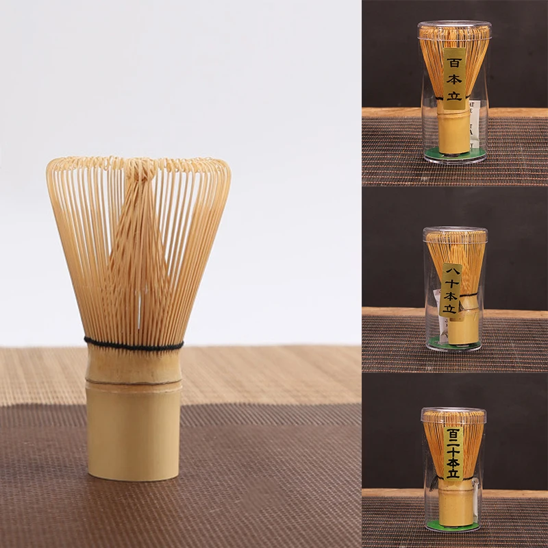 1PCS Japanese Ceremony Bamboo Matcha Practical  Whisk Coffee Green Tea Brush Chasen Tool Grinder Brushes Tea Accessories