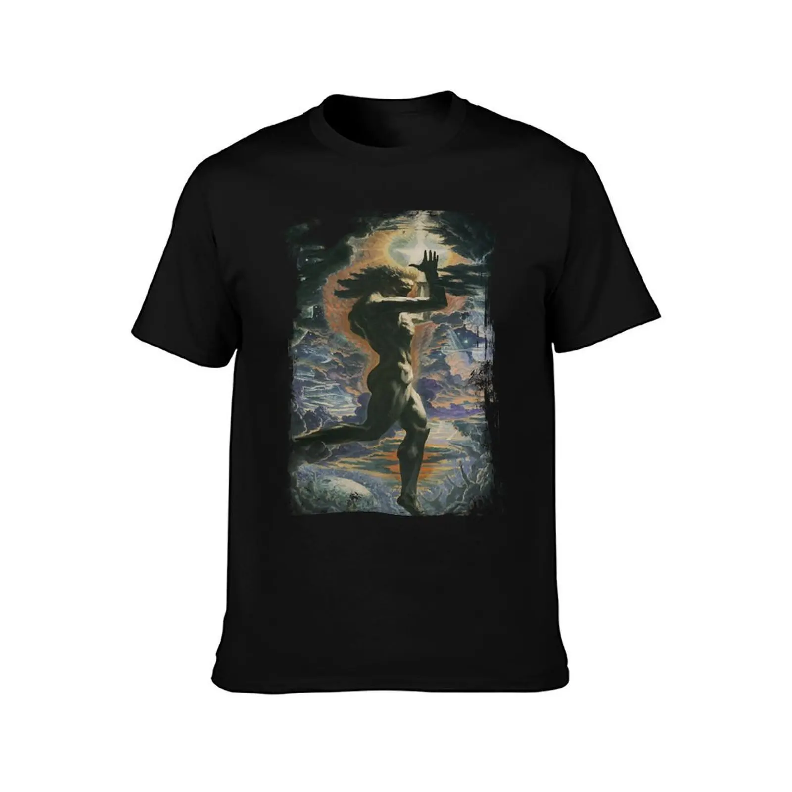 Doors of Perception - Jean Delville - esoteric vintage art T-Shirt t shirts cotton 100% T-Shirt