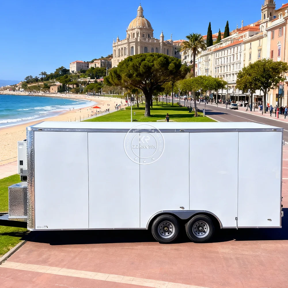Customizable Modern Style Refrigerated Trailer for Sale Mobile Cold Storage Trailer Supplier Professional Reefer Trailer