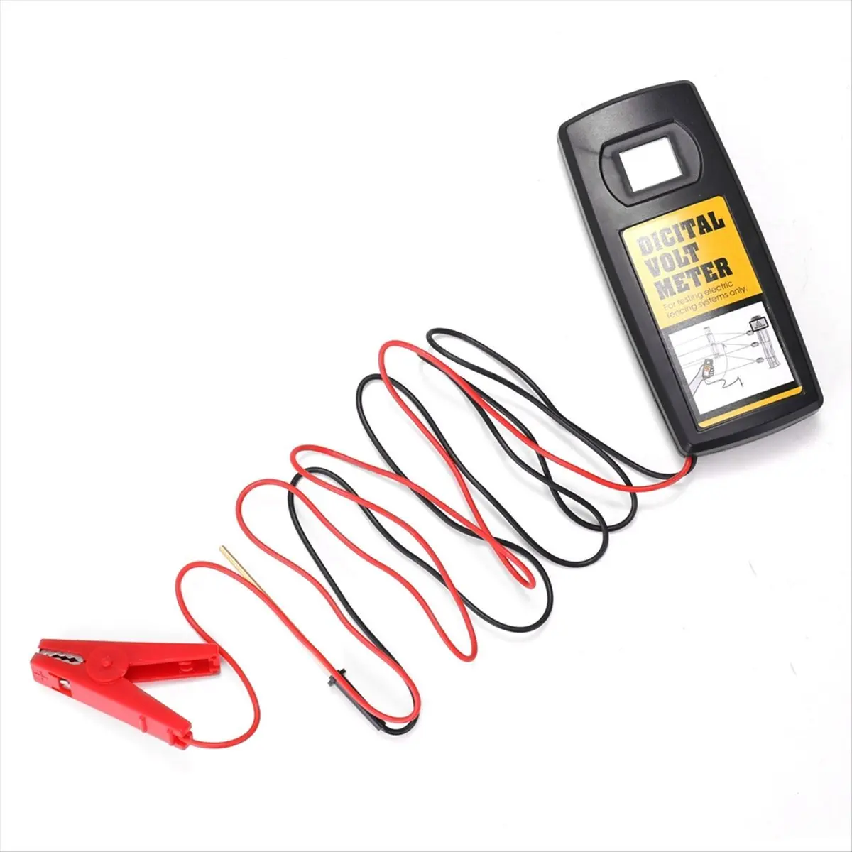 A89X 9.9KV Digital Fence Tester Home Garden Horse Livestock Electric Fence Voltmeter LCD Display with Backlight