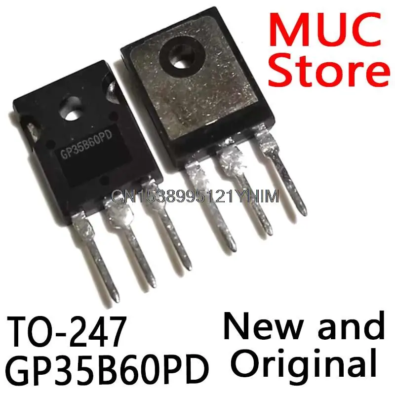 5PCS TO-247 IRGP35B60PD GP35B60 60A 600V  IRGP35B60PDPBF 35B60 IRGP35B60 GP35B60PD