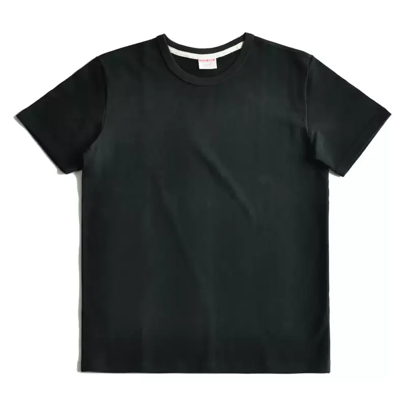 SauceZhan Tops & Tees T-shirt da uomo Manica corta Anti-Deformazione Anti-Restringimento Tessuto doppio tessuto Cotone Morbido O-Collo
