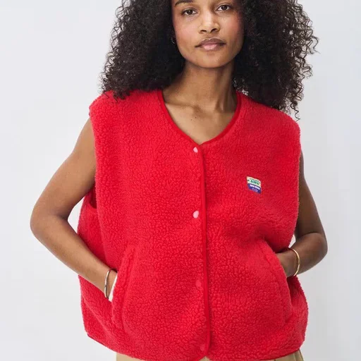 

Faionable Svel ort Vest Женский топ из полиэфирного волокна круглый Ne Цветная ветровка с застежкой на одной пуговице Jaet