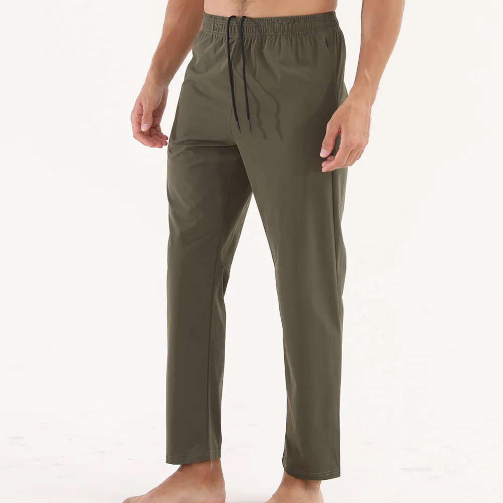 

Crazy Muscle sports casual long pants for men, spring and autumn thin running quick-drying loose breathable fitness training bas
