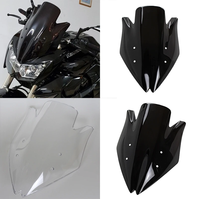 Motorcycle WindScreen Windshield Deflector For 2007 2008 2009 Kawasaki Z1000 Z 1000 07 08 09