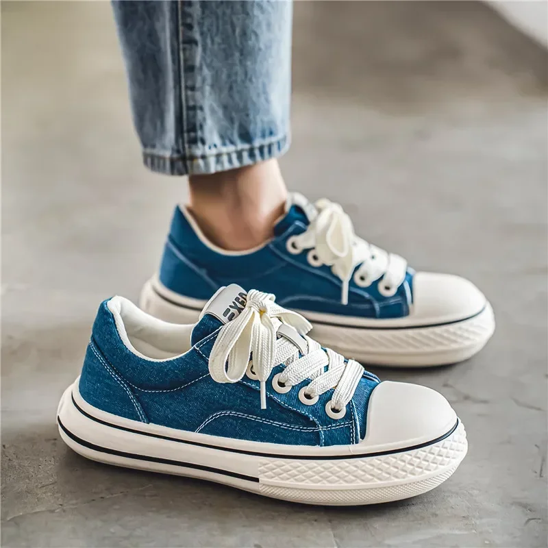 

Men's shoes 2024 spring/summer new niche design trendy brand personalized round toe breathable lightweight casual cloth shoes