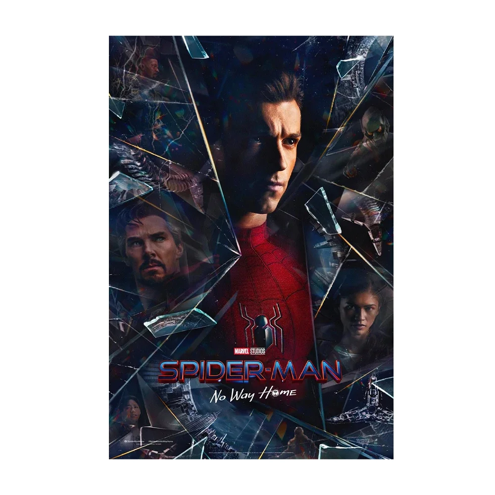 Spiderman No Way Home Movie Poster And Print Superhero Canvas Painting Wall Art Living Room Home Decoration Gift
