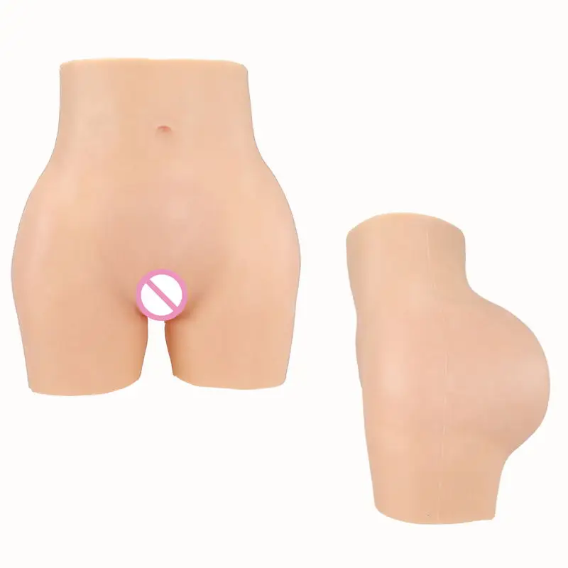 Silicone Fake Vagina Panties For Men Buttock and Hips Enhancer Realistic Pussy Male To Female Transgender Crossdress Ladyboy