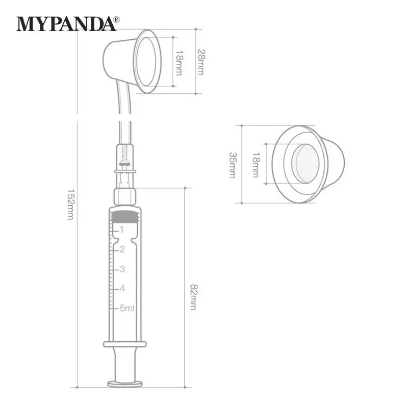 1 conjunto de mamilo aspirador extrator shaper alimentação sucção para plana invertido mamilos tratamento reparação correção niplette attractor