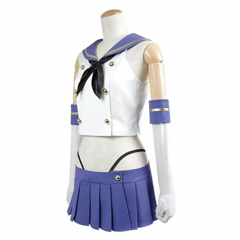 SingXeng Anime Kantai Collection Cosplay Shimakaze Cosplay Costume Women Sexy Dress Sailor Suit JK Uniform Halloween