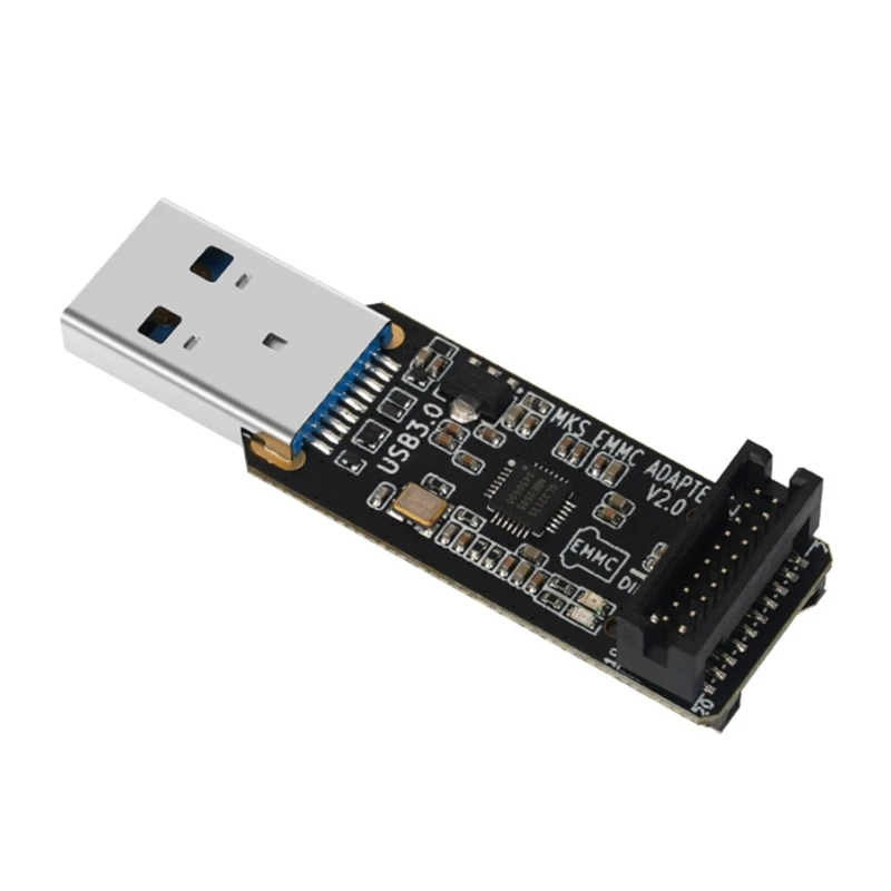 3D Printer Accessory EMMC-ADAPTER V2 Upgraded USB3.0 Card Reader Programmer for DIY Main Control Board