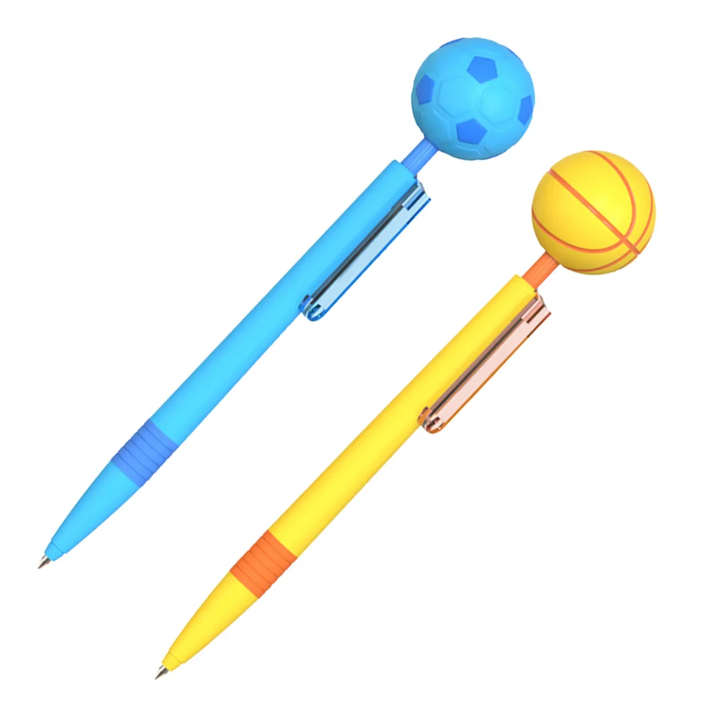 

2 шт. футбольные шариковые ручки, креативные ручки для рукописного ввода, гладкие чернила, офисные школьные канцелярские принадлежности, сувениры для студенческой вечеринки, оптовая упаковка