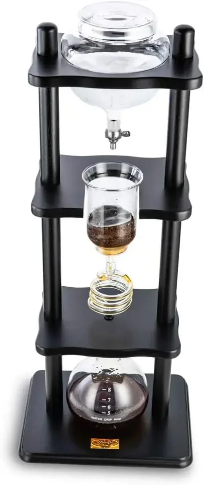 Yama Cold Brew Maker I Ice Coffee Machine With Slow Drip Technology I Makes 6-8 cups (32oz)Large Capacity Cold Brew Coffee Tower