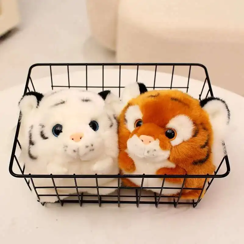 

Creative Wearable Hairball Animal Plush Toys Cozy Mini Tiger Red Panda Koala Toys Funny Kids Outing Companion Lovely Gift