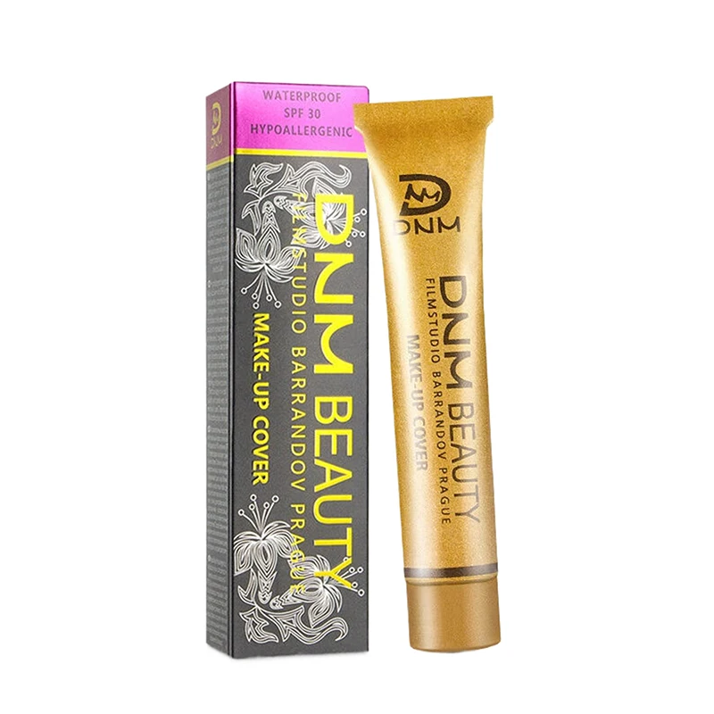 Correttore per la pelle completa Fondotinta Crema per il viso Copertura professionale per imperfezioni Macchia scura Contorno del tatuaggio Trucco Correttore liquido Cosmetico