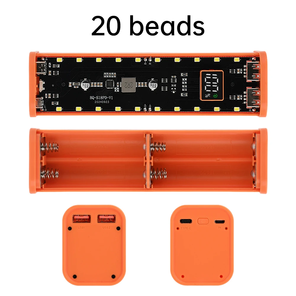 22,5 W DIY Batterie Ladegerät Fall PD Schnelle Lade Fall Schweißen für 8PCS 18650 Batterie Lade Box ohne Batterie